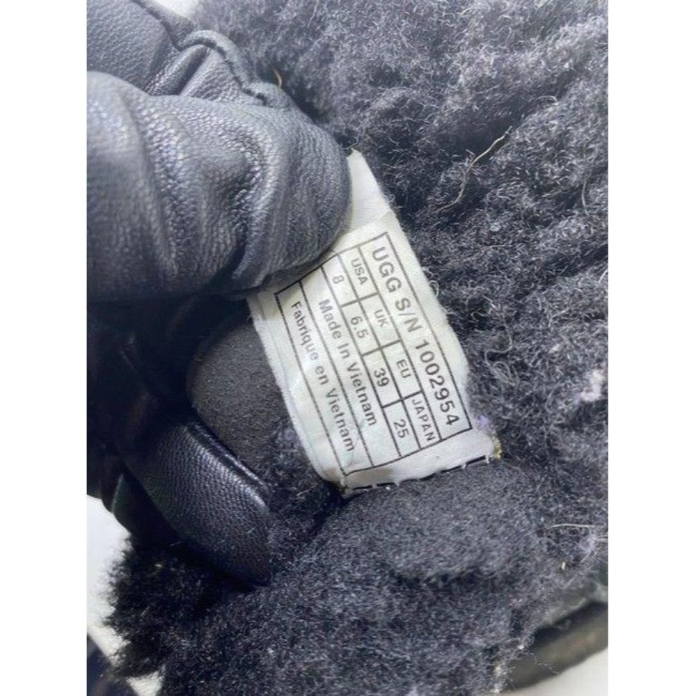 ugg australia black bow short winter bootsbooties - Picture 8 of 8